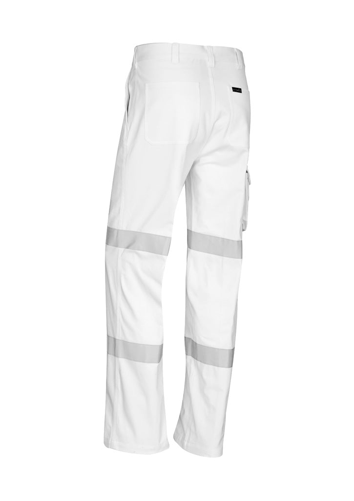 Syzmik ZP920 Mens Bio Motion Taped Pant (Regular) in White - back view