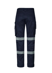 Syzmik ZP924 Mens Rugged Cooling Stretch Taped Pant in Navy - back view