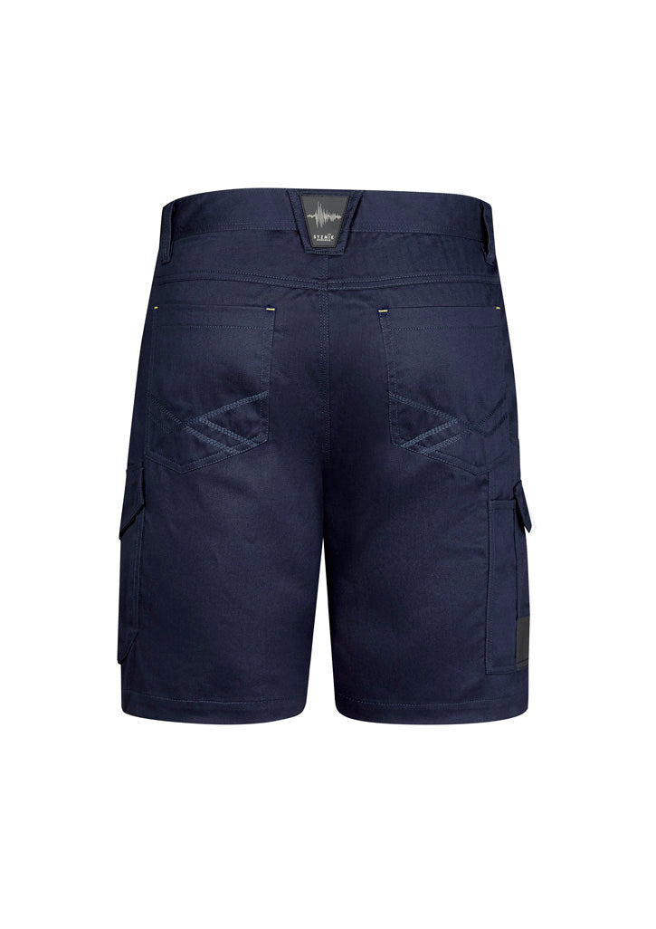 Syzmik ZS146 Mens Summer Cargo Short in Navy - back view