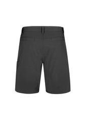 Syzmik ZS180 Mens Lightweight Outdoor Short in Charcoal - back view