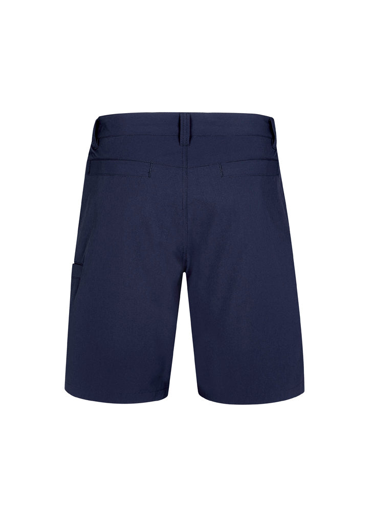 Syzmik ZS180 Mens Lightweight Outdoor Short in Navy - back view