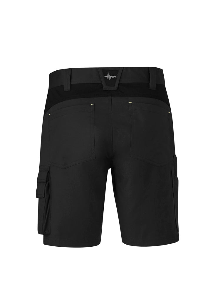 Syzmik ZS550 Mens Streetworx Tough Short in Charcoal - back view