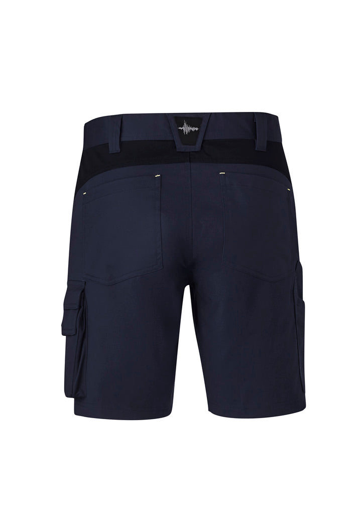Syzmik ZS550 Mens Streetworx Tough Short in Navy - back view