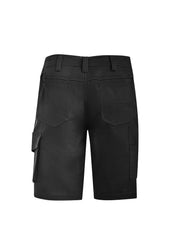 Syzmik ZS704 Womens Rugged Cooling Vented Short in Black - back view