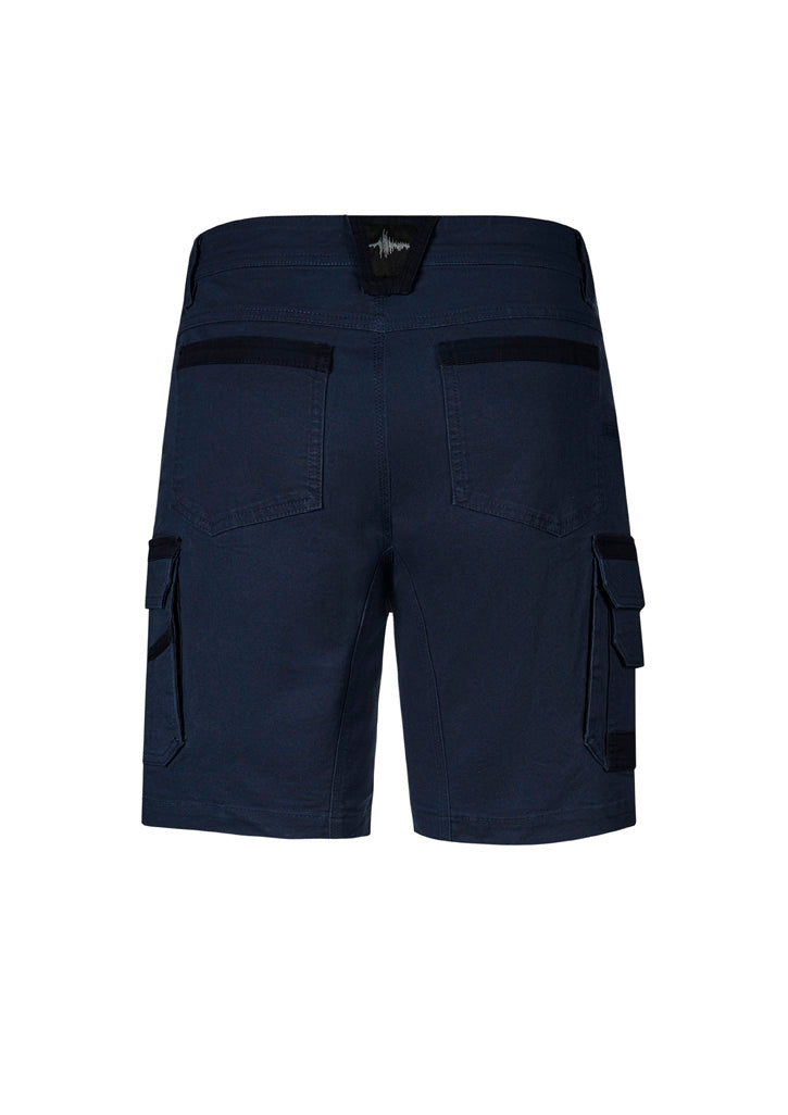 Syzmik ZS822 Mens Streetworx Heritage Short in Navy - back view