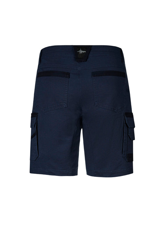 Syzmik ZS822 Mens Streetworx Heritage Short in Navy - back view