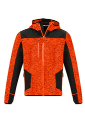 Syzmik ZT360 Unisex Streetworx Reinforced Knit Hoodie in Fluoro Orange