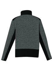 Syzmik ZT380 Unisex Streetworx Reinforced Knit 1/2 Zip Pullover in Gunmetal - back view