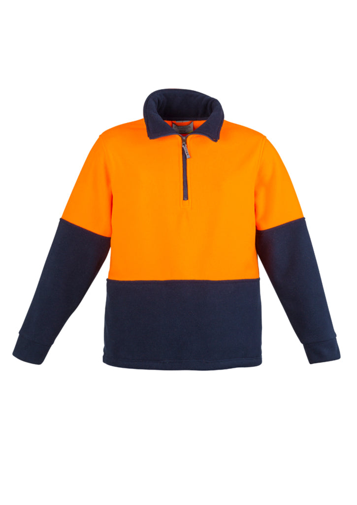 Unisex Hi Vis 1/2 Zip Polar Fleece Pullover - ZT460 - syzmik-1