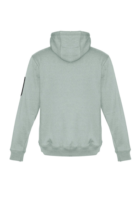 Syzmik ZT467 Unisex Multi-Pocket Hoodie in Slate/Charcoal - back view