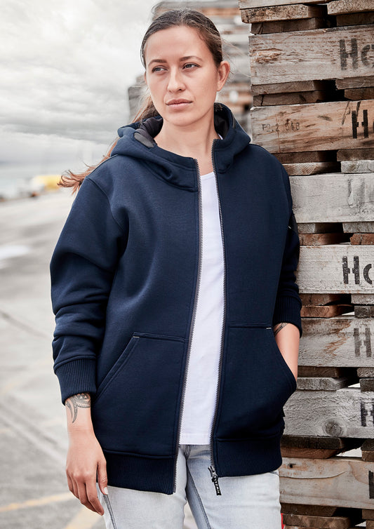 Unisex Zip Front Multi-Pocket Hoodie - ZT468 - syzmik-0