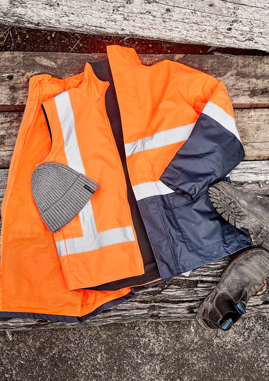 Unisex Hi Vis Waterproof Reversible Vest - ZV228 - syzmik-0