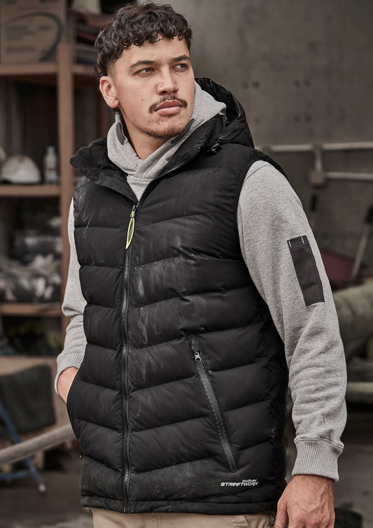 Unisex Streetworx Hooded Puffer Vest - ZV245 - syzmik-1