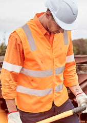 Unisex Hi Vis VIC Rail Zip Vest - ZV687 - syzmik-0
