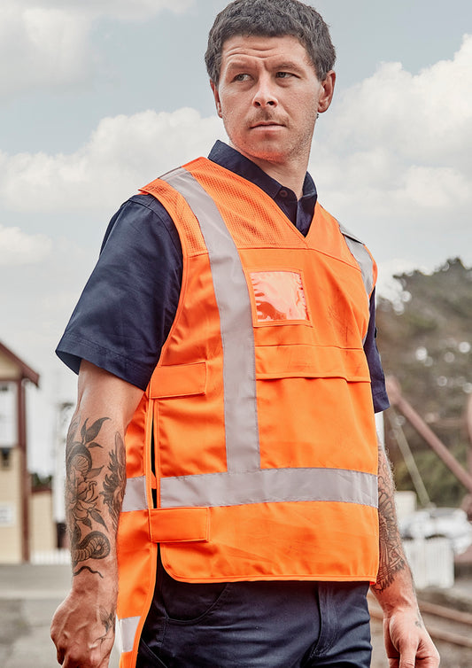 Unisex Hi Vis NSW Rail Vest - ZV697 - syzmik-0