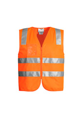 Unisex Hi Vis Zip Vest - ZV998 - syzmik-1