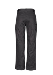 Syzmik ZW001 Mens Midweight Drill Cargo Pant (Regular) in Charcoal - back view