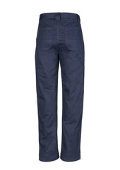 Syzmik ZW002 Mens Plain Utility Pant in Navy - back view