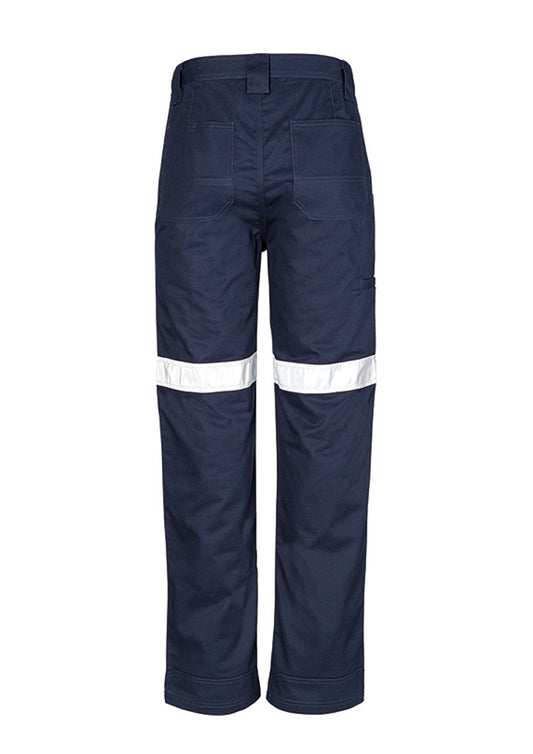 Syzmik ZW004S Mens Taped Utility Pant (Stout) in Navy - back view