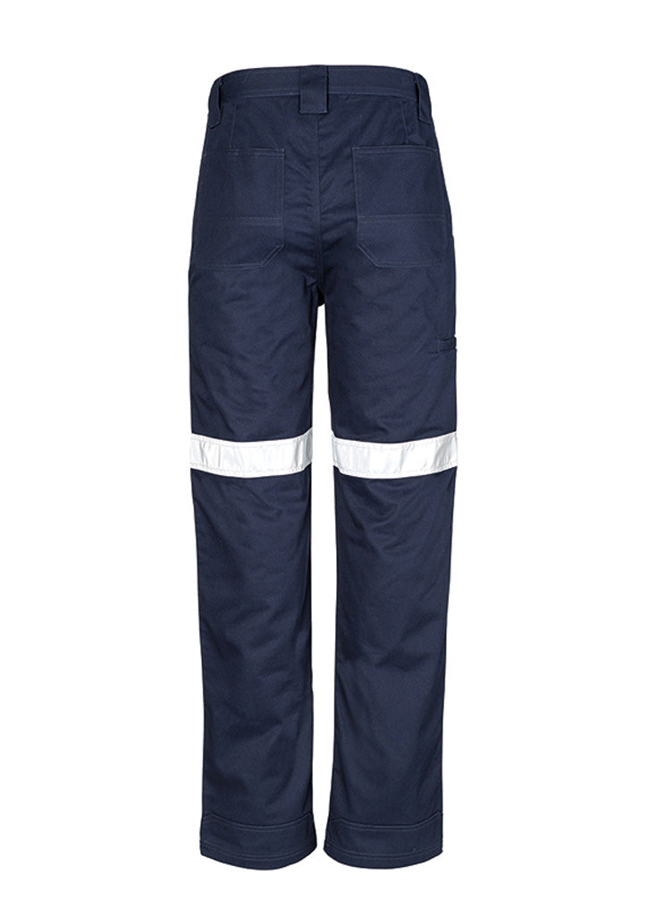 Syzmik ZW004 Mens Taped Utility Pant (Regular) in Navy - back view
