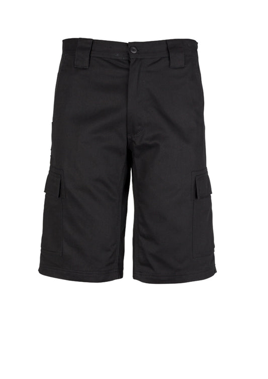 Mens Mid-weight Drill Cargo Short - ZW012 - syzmik-0