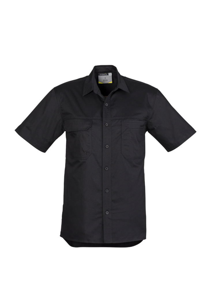 Mens Lightweight Tradie Short Sleeve Shirt - ZW120 - syzmik-1