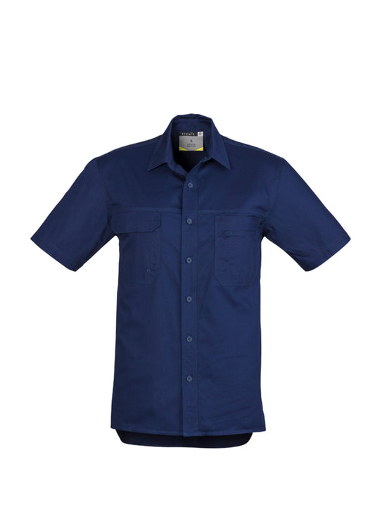 Mens Lightweight Tradie Short Sleeve Shirt - ZW120 - syzmik-3