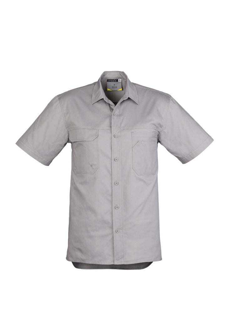 Mens Lightweight Tradie Short Sleeve Shirt - ZW120 - syzmik-0