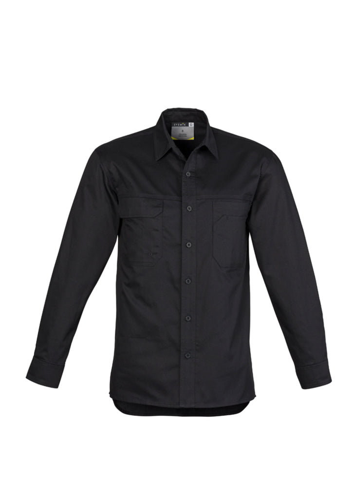 Mens Lightweight Tradie Long Sleeve Shirt - ZW121 - syzmik-2