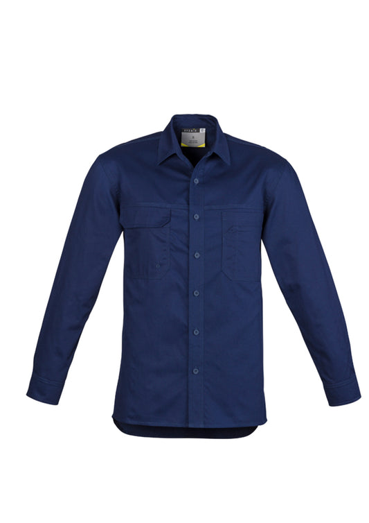 Mens Lightweight Tradie Long Sleeve Shirt - ZW121 - syzmik-1