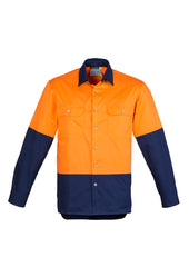 Mens Industrial Long Sleeve Shirt - ZW122 - syzmik-2