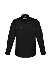 Mens Rugged Cooling Long Sleeve Shirt - ZW400 - syzmik-1