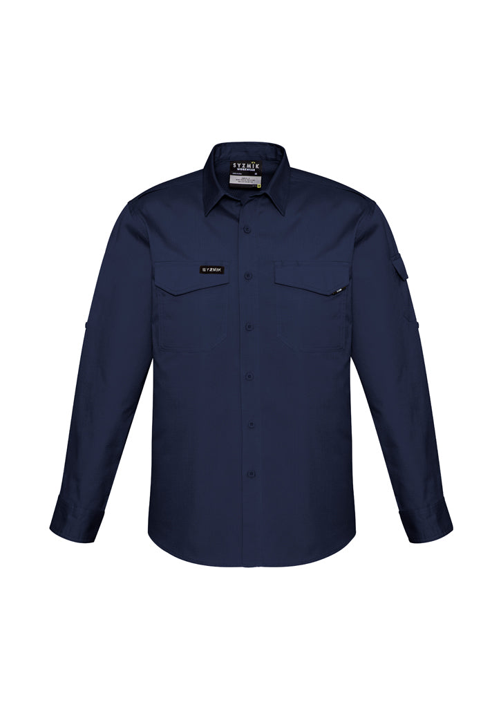 Mens Rugged Cooling Long Sleeve Shirt - ZW400 - syzmik-2