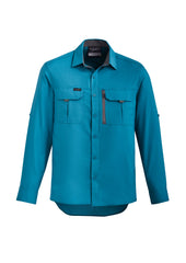 Syzmik ZW460 Mens Outdoor Long Sleeve Shirt in Diesel