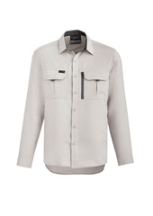 Syzmik ZW460 Mens Outdoor Long Sleeve Shirt in Natural