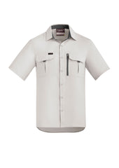 Syzmik ZW465 Mens Outdoor Short Sleeve Shirt in Natural