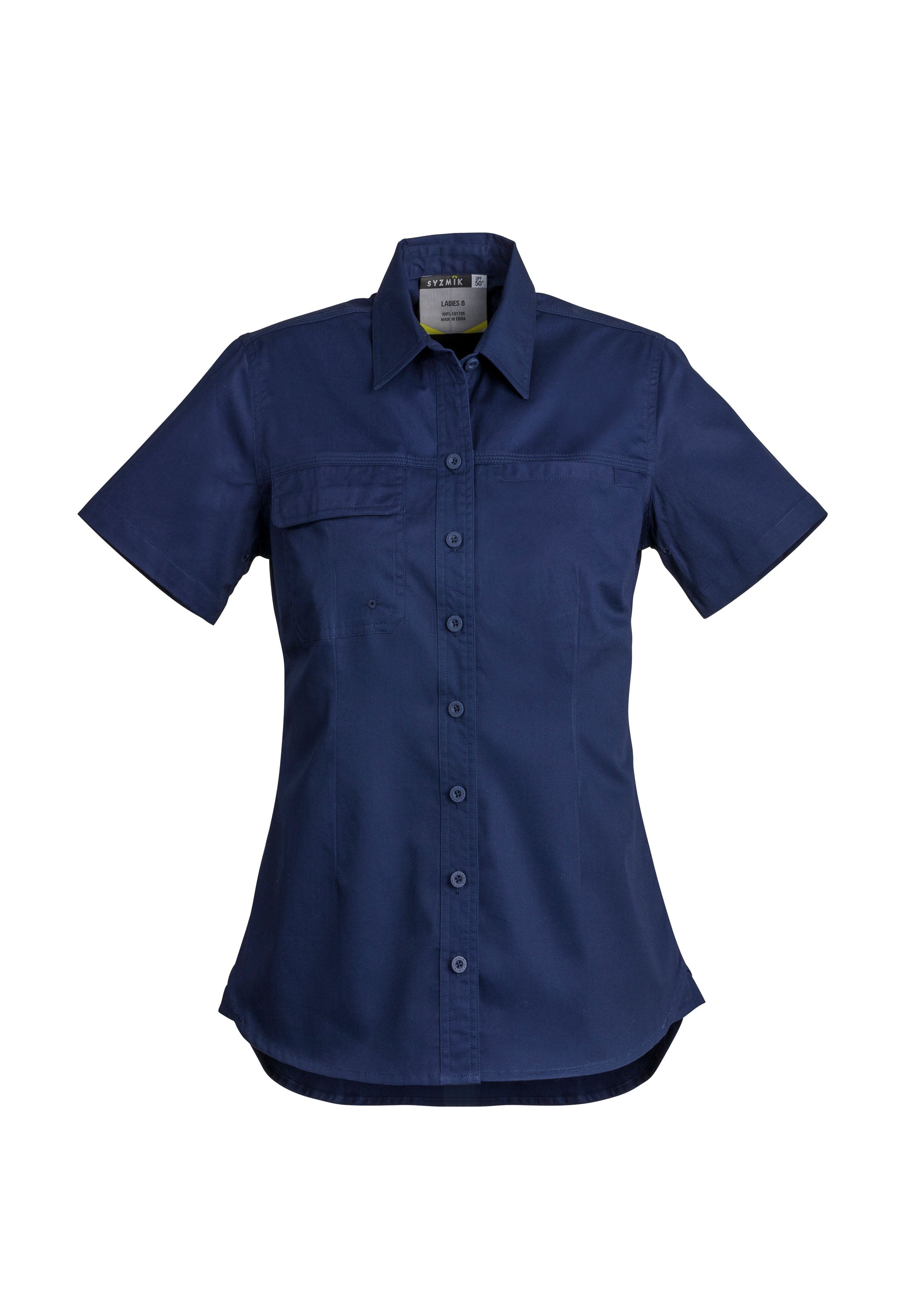 Womens Lightweight Tradie Short Sleeve Shirt - ZWL120 - syzmik-1